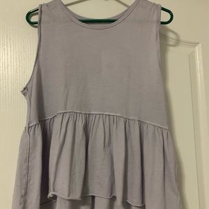 Lavender free people flowy tank top.
